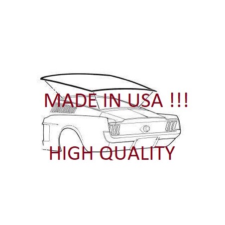Tesnenie zadného okna - výroba USA, Fastback 67-68