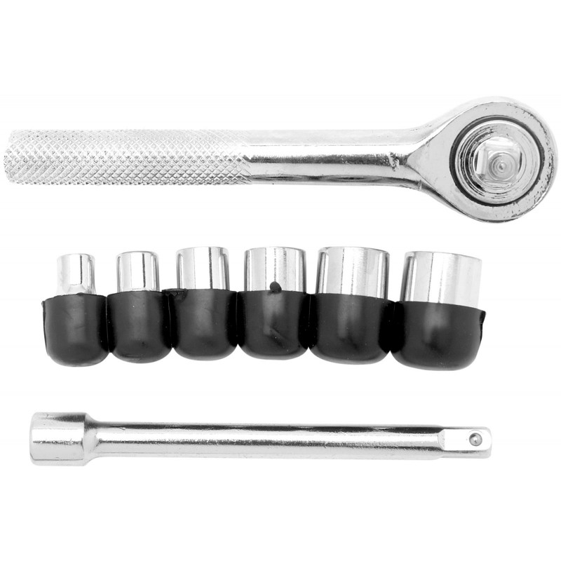 Sada palcových nástrčkov s račňou, 1/4" kľúč 73 Sada palcových nástrčkov s račňou, 1/4" kľúč 73
