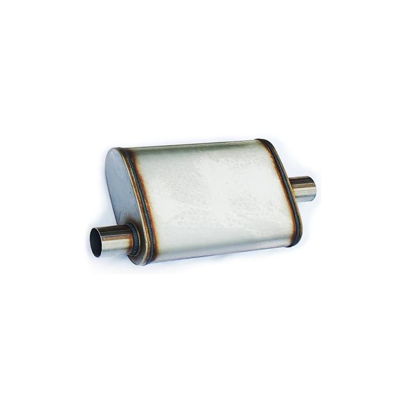Nerezový tlmič výfuku 2" 65-73 turbo