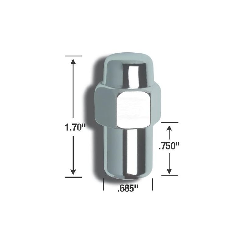 MAG/Cragar orech ráfika 1/2" UNF Chrome 64-73 1 ks. MAG/Cragar orech ráfika 1/2" UNF Chrome 64-73 1 ks.