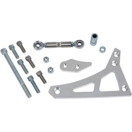 Alternator Bracket Silver (390, 427 & 428  FE) 68-73