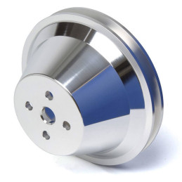 Pulley Billet 1V Waterpump Silver (302, 351W) Underdrive 69-73