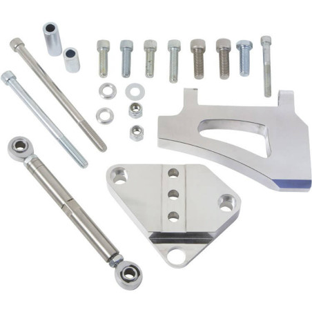 AC Compressor Bracket Silver (289, 302 & 351W) 64-73