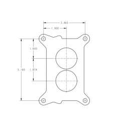 Carburetor Holley Street Avenger 2V 350CFM E-Choke 64-73