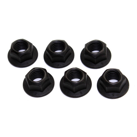 Shock Tower Nuts Black 67-73