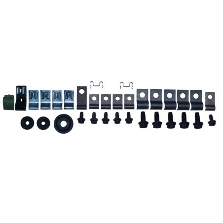 Gas & Brake Line Clip Kit V8 disc/drum Coupe (33) 69