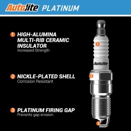 Zapaľovacia sviečka, platina Autolit P45