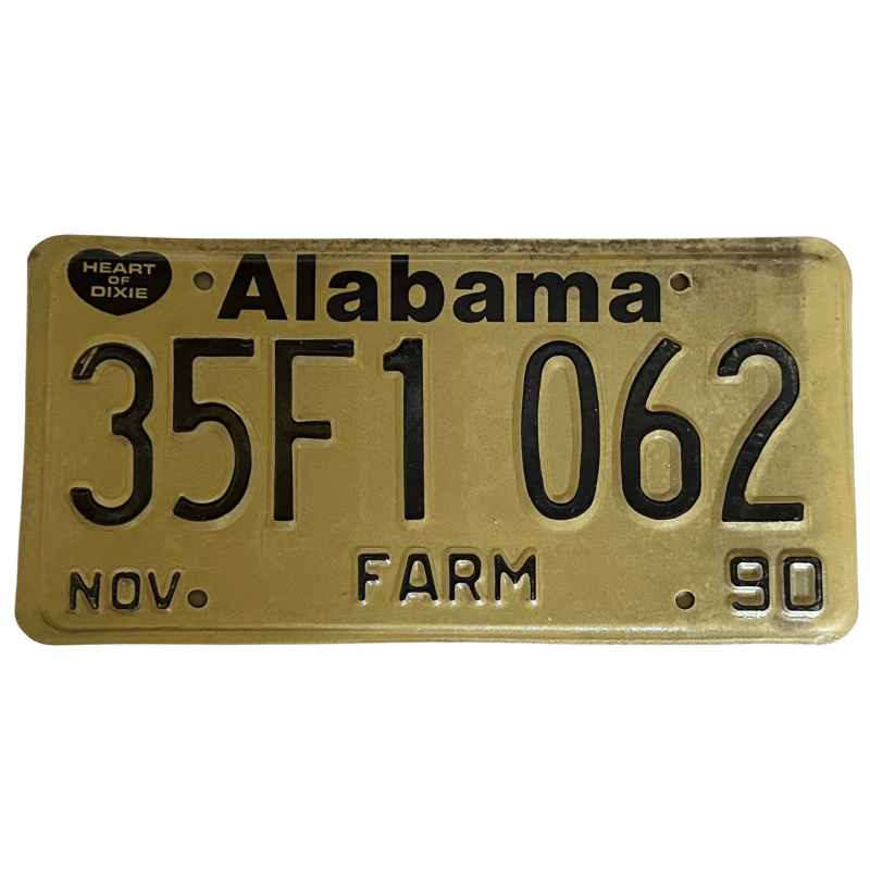 ŠPZ ALABAMA ŠPZ ALABAMA