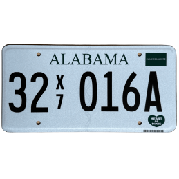 ŠPZ ALABAMA