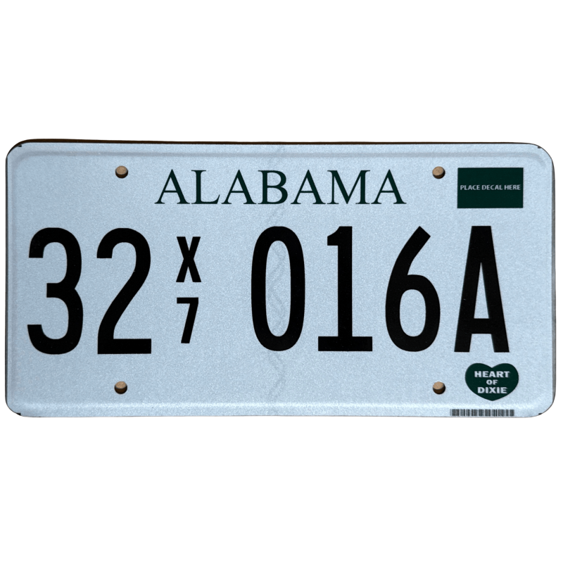 ŠPZ ALABAMA ŠPZ ALABAMA