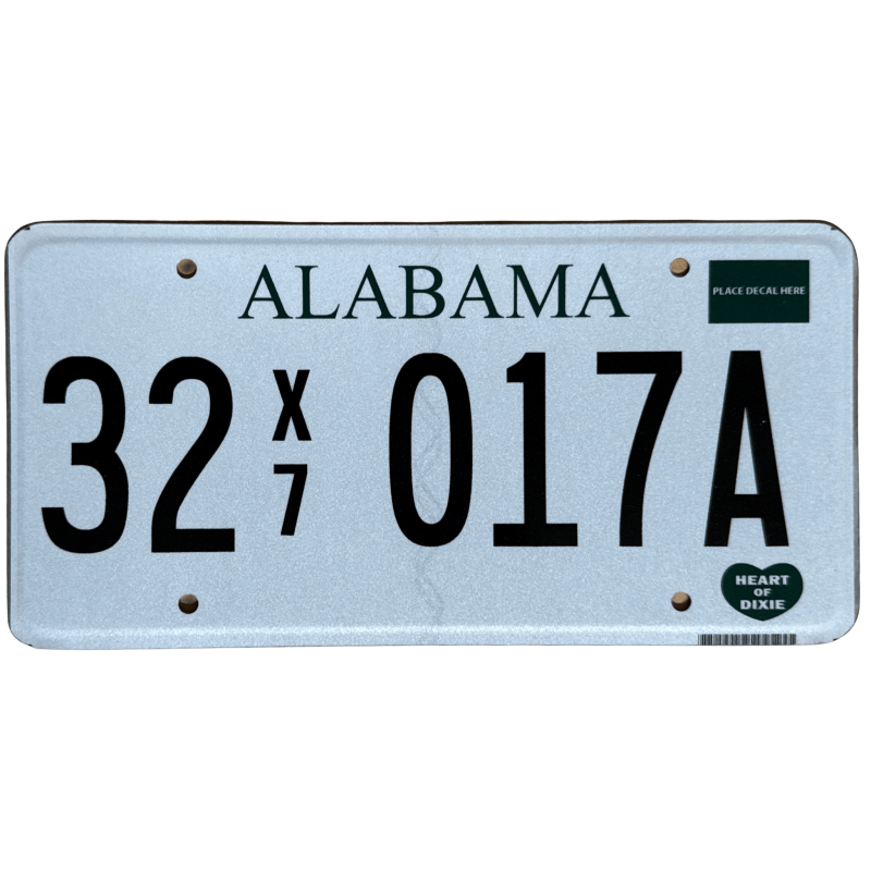 ŠPZ ALABAMA ŠPZ ALABAMA