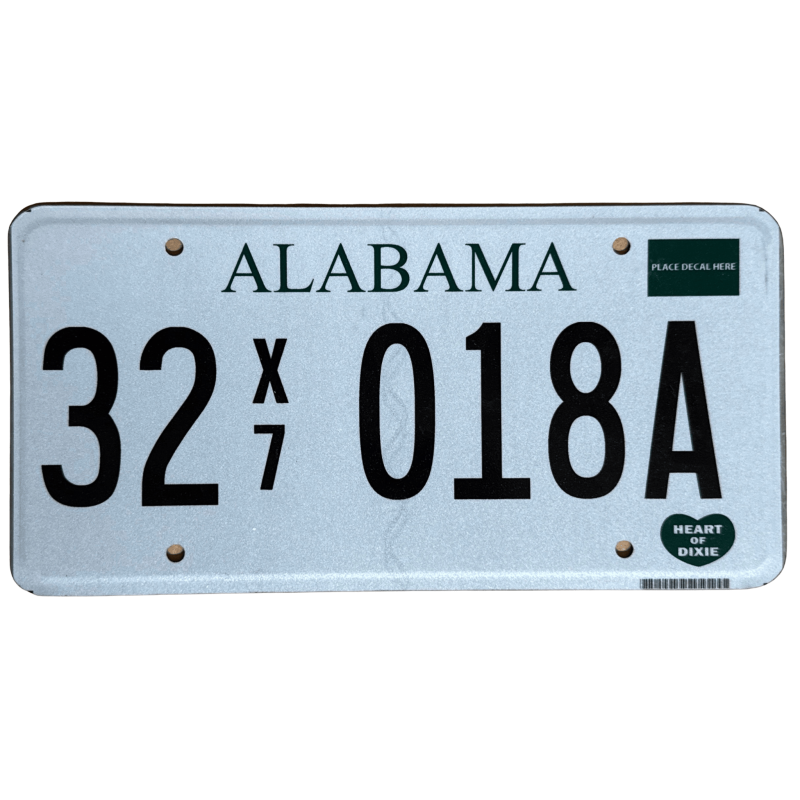 ŠPZ ALABAMA ŠPZ ALABAMA
