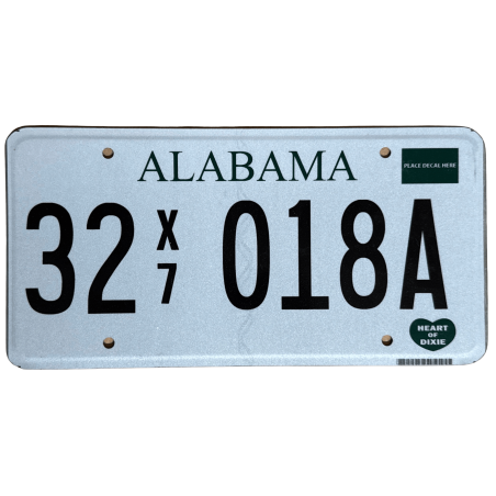ŠPZ ALABAMA