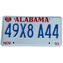 ŠPZ ALABAMA