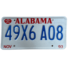 ŠPZ ALABAMA