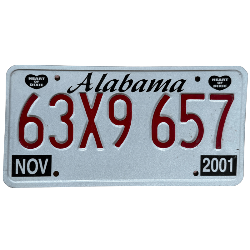 ŠPZ ALABAMA ŠPZ ALABAMA
