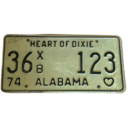 ŠPZ ALABAMA