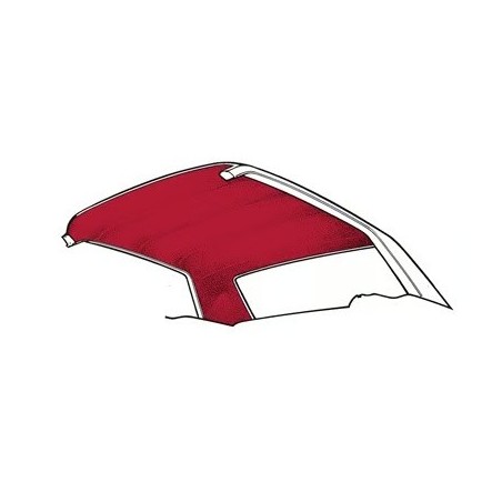 64-68 FASTBACK HEADLINER MAROON