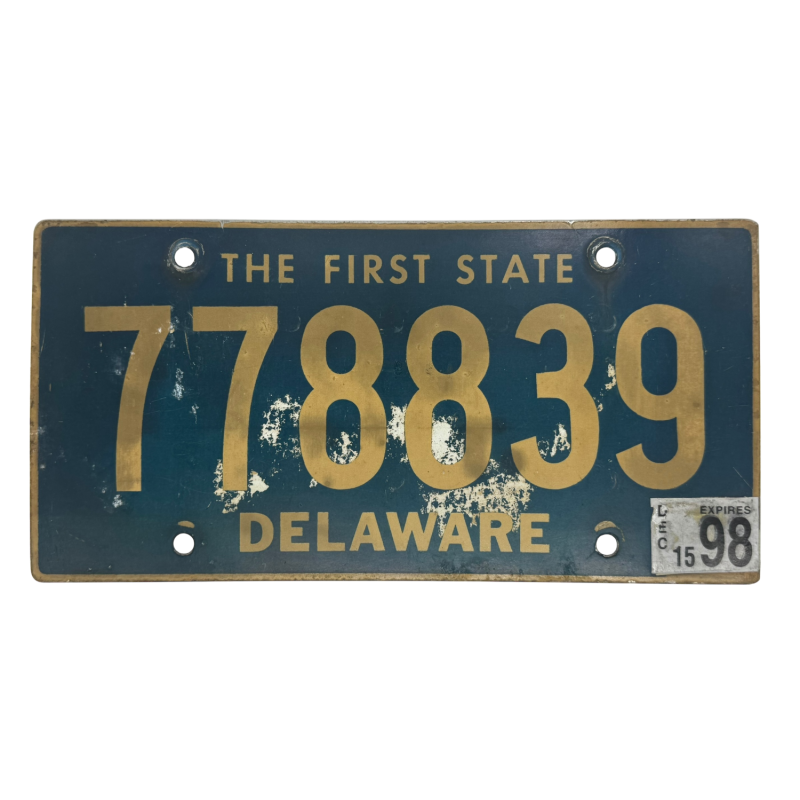 ŠPZ DELAWARE ŠPZ DELAWARE
