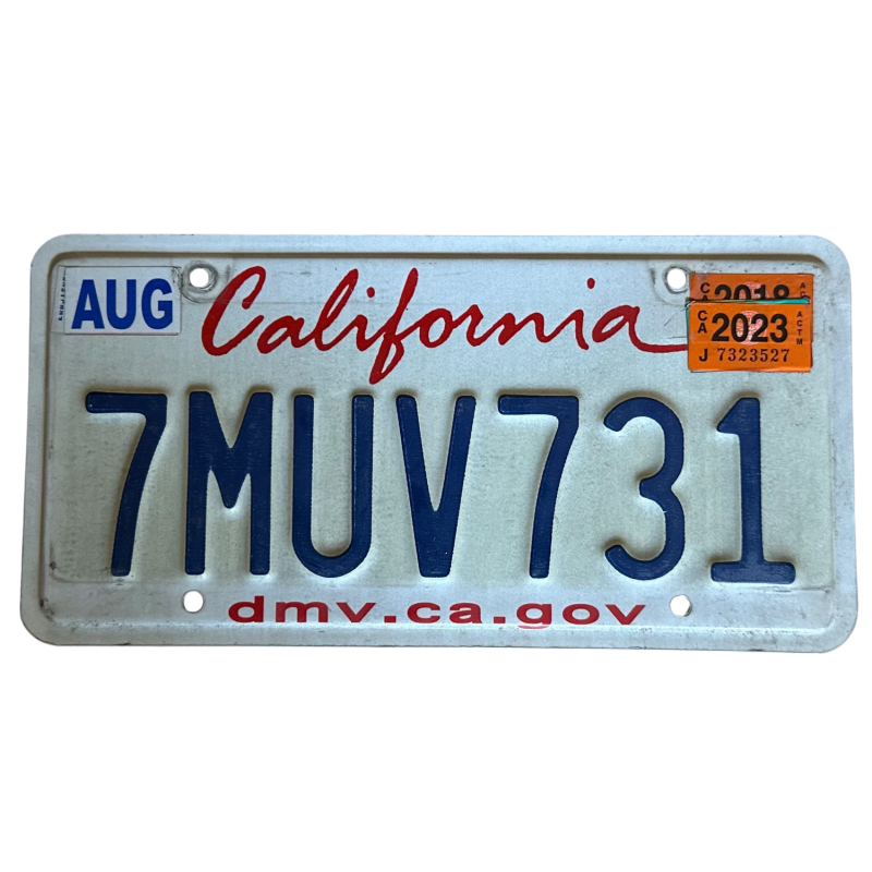 ŠPZ California ŠPZ California