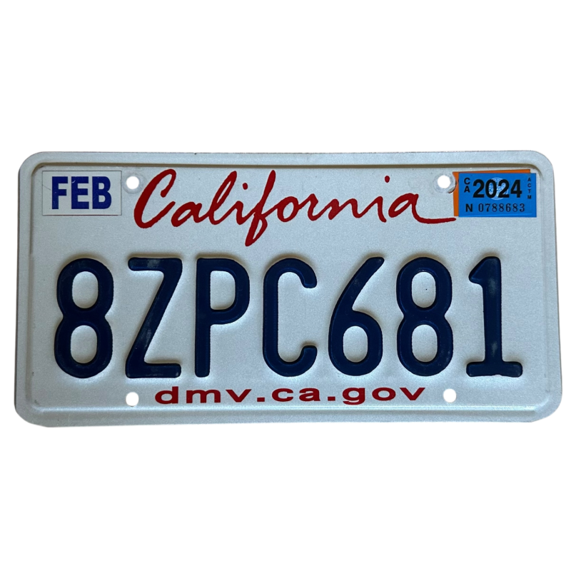 ŠPZ California ŠPZ California
