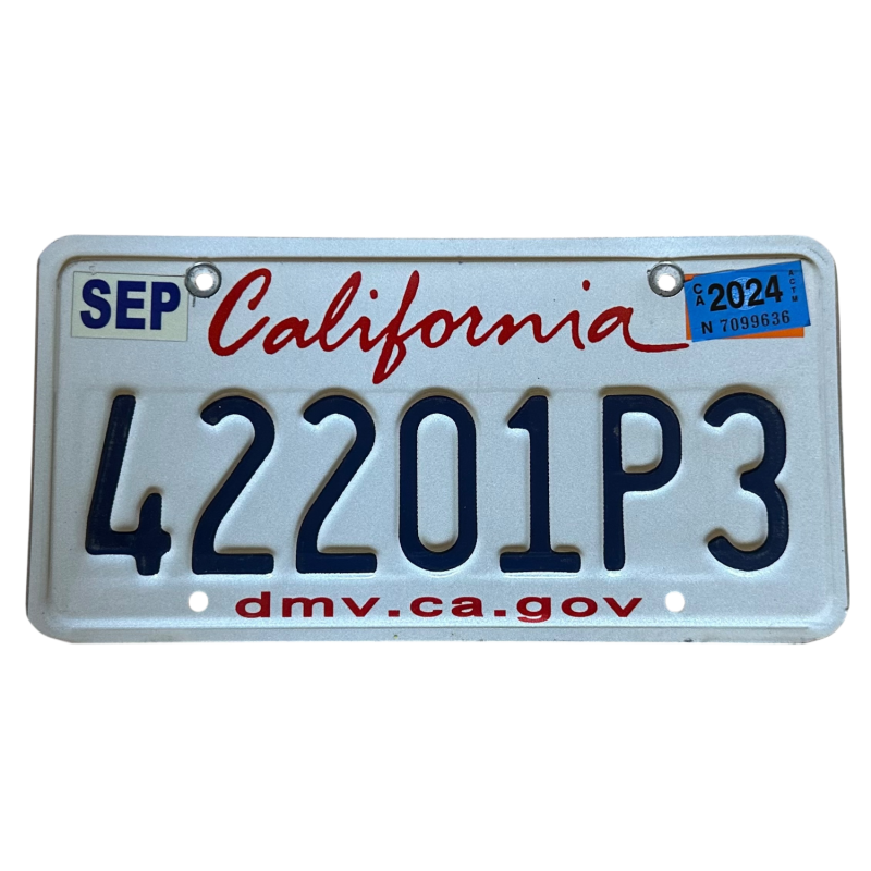 ŠPZ California ŠPZ California