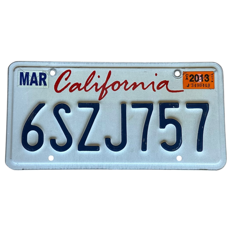 ŠPZ California ŠPZ California