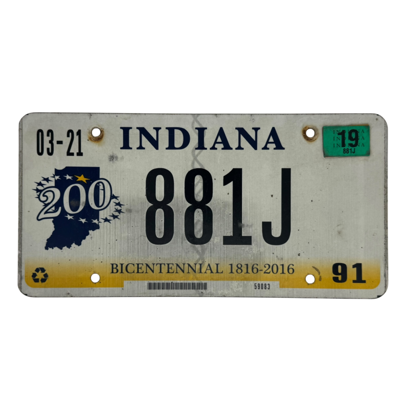 ŠPZ Indiana ŠPZ Indiana
