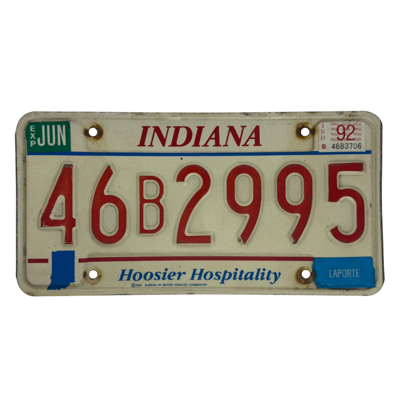 ŠPZ Indiana ŠPZ Indiana