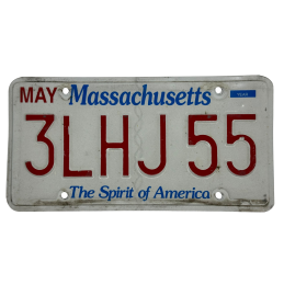 ŠPZ Massachusetts