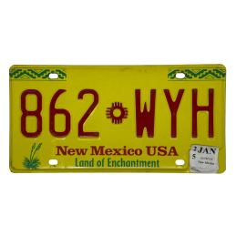 ŠPZ New Mexico