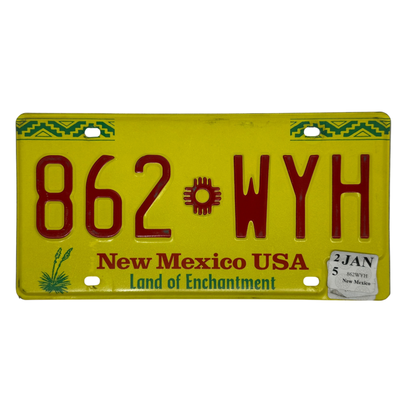 ŠPZ New Mexico ŠPZ New Mexico
