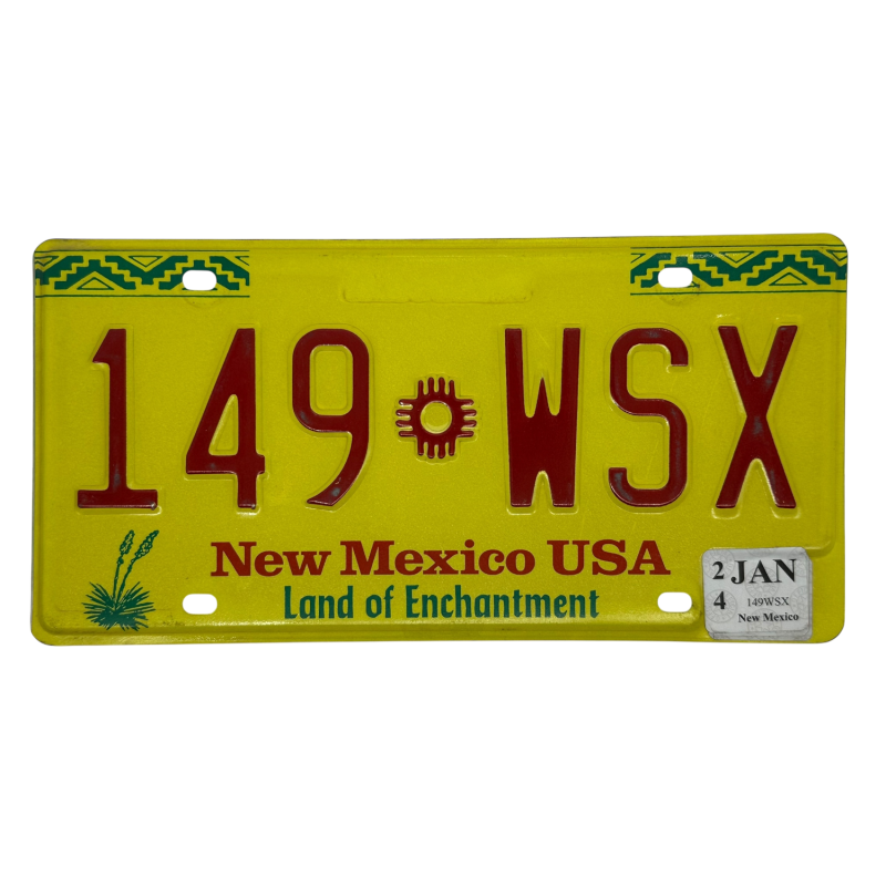 ŠPZ New Mexico ŠPZ New Mexico