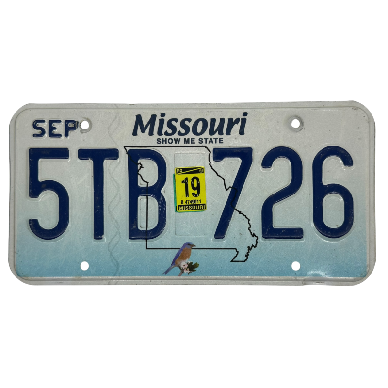 ŠPZ Missouri ŠPZ Missouri