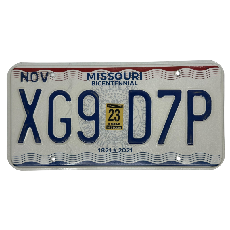 ŠPZ Missouri ŠPZ Missouri