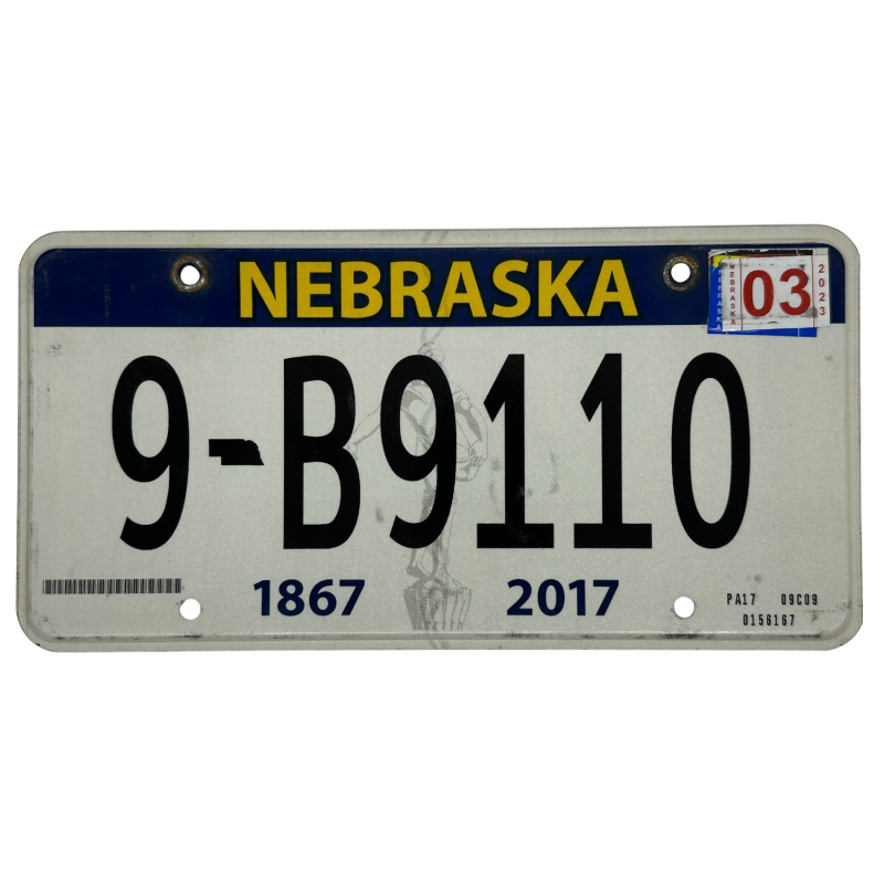 ŠPZ Nebraska ŠPZ Nebraska