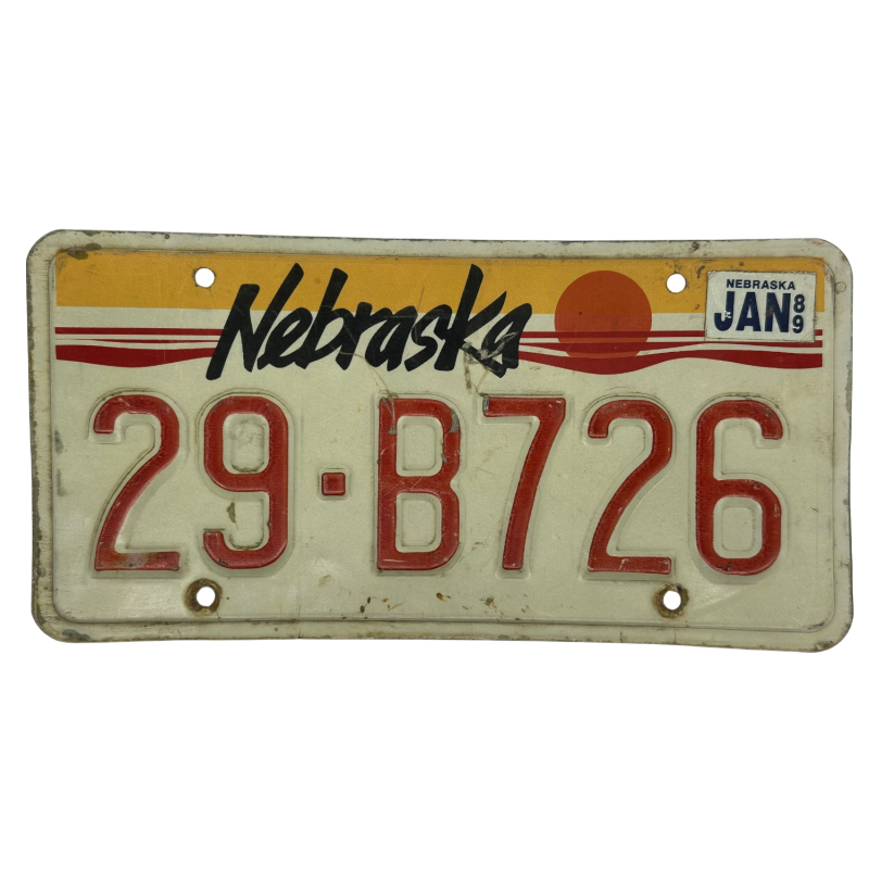 ŠPZ Nebraska ŠPZ Nebraska