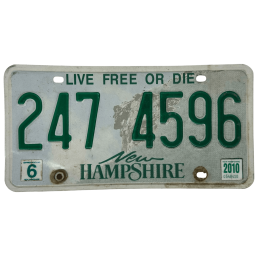 ŠPZ New Hampshire