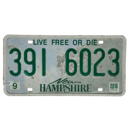 ŠPZ New Hampshire