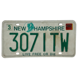 ŠPZ New Hampshire