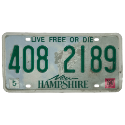 ŠPZ New Hampshire