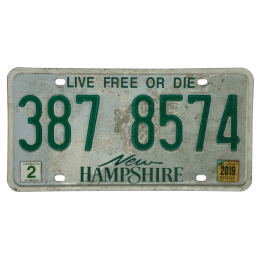 ŠPZ New Hampshire