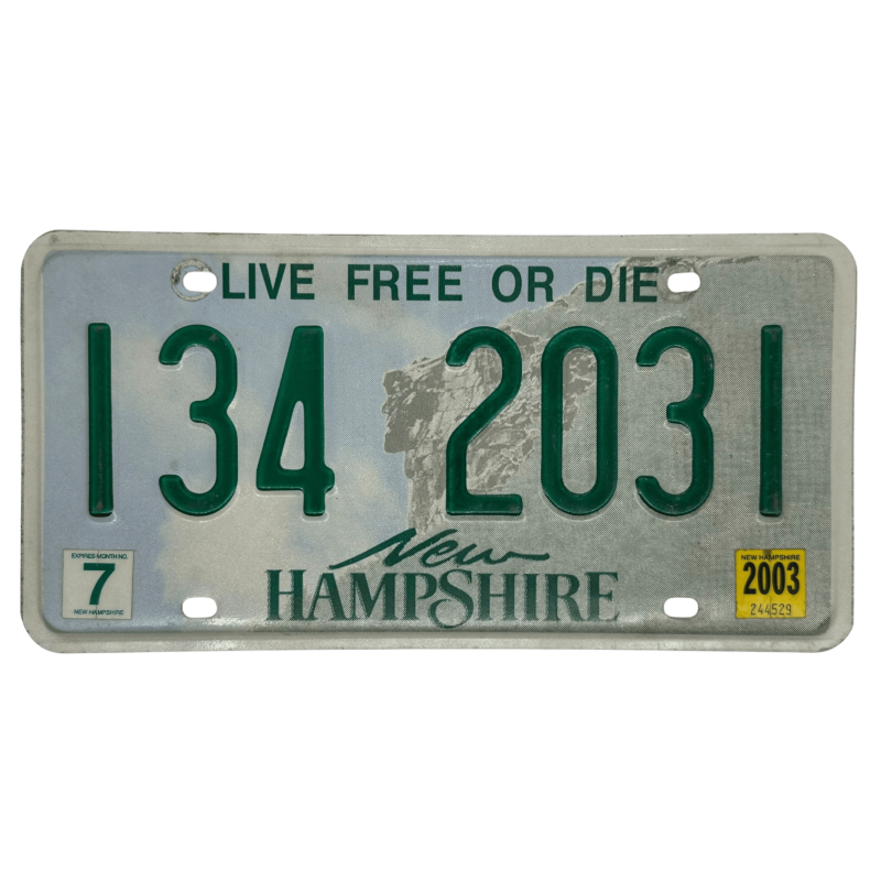 ŠPZ New Hampshire ŠPZ New Hampshire