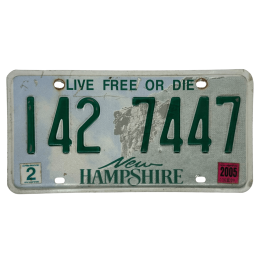 ŠPZ New Hampshire