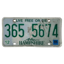 ŠPZ New Hampshire