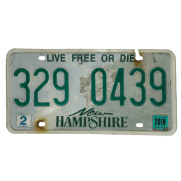 ŠPZ New Hampshire