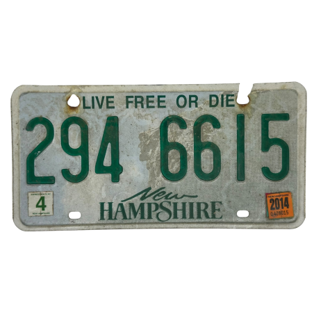 ŠPZ New Hampshire