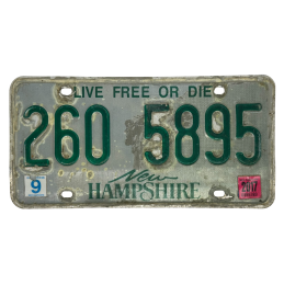 ŠPZ New Hampshire