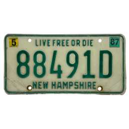 ŠPZ New Hampshire