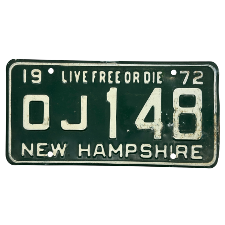 ŠPZ New Hampshire
